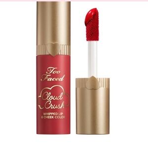 Too Faced Liquid Blush Velvet Red Heart Jewelry Box